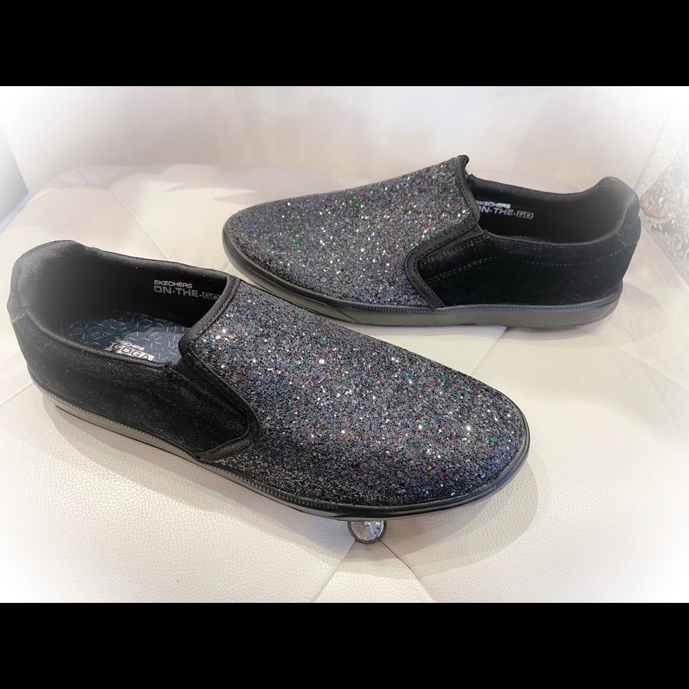 Super comfy & super fabulous glittery sneakers